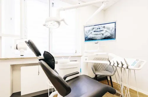 Behandlungszimmer der Zahnarztpraxis an den Planken